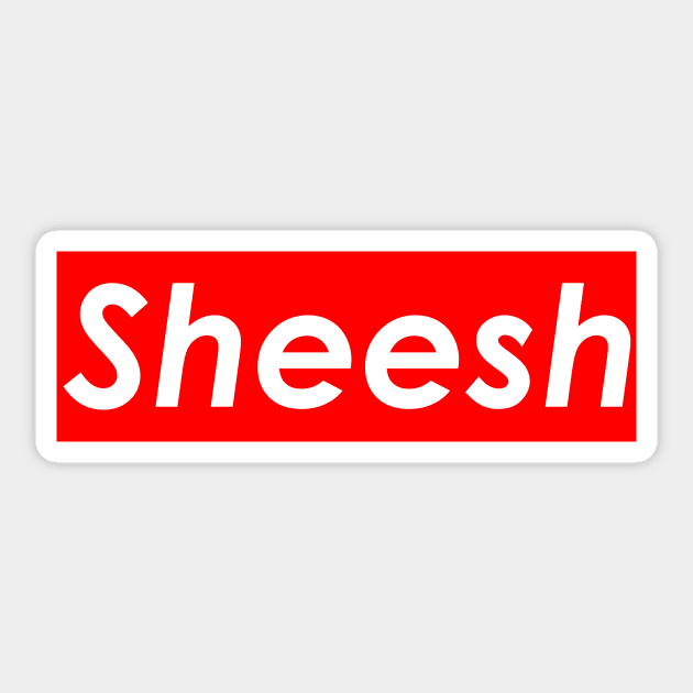 Sheesh (Red) Sticker by Graograman
